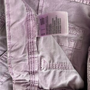American Eagle Outfitters Women's Light Purple Cargo Pants